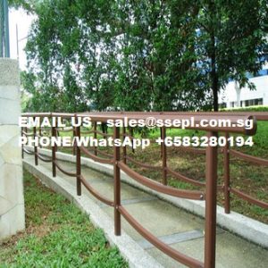 LTA Curved Aluminium Railing - SSEPL